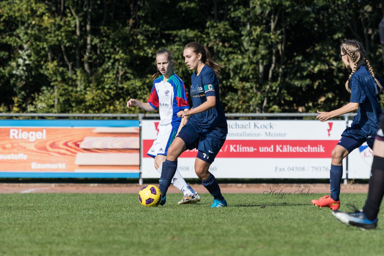 Bild 158 - B-Juniorinnen Krummesser SV - SV Henstedt Ulzburg : Ergebnis: 0:3